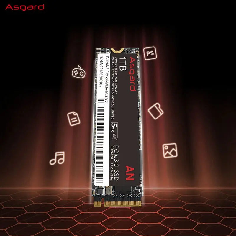 SSD M2 NVMe Asgard 512Gb / 1T