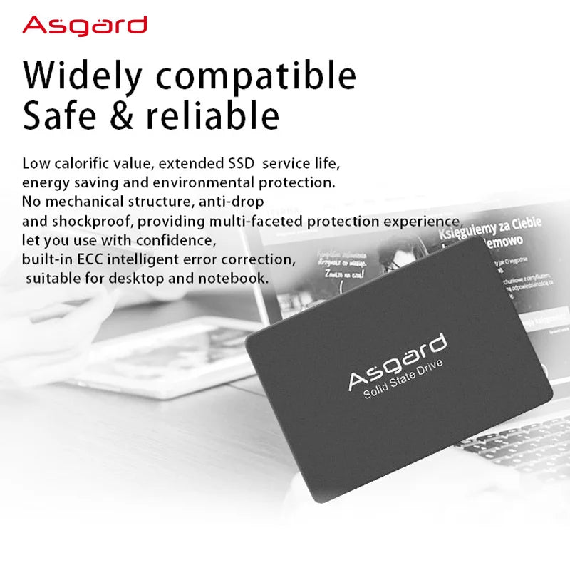 Asgard SSD SATA3 256GB 512GB 1T 2T SSD 2.5